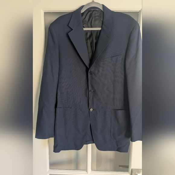Canali Pure Wool Navy Sport Coat